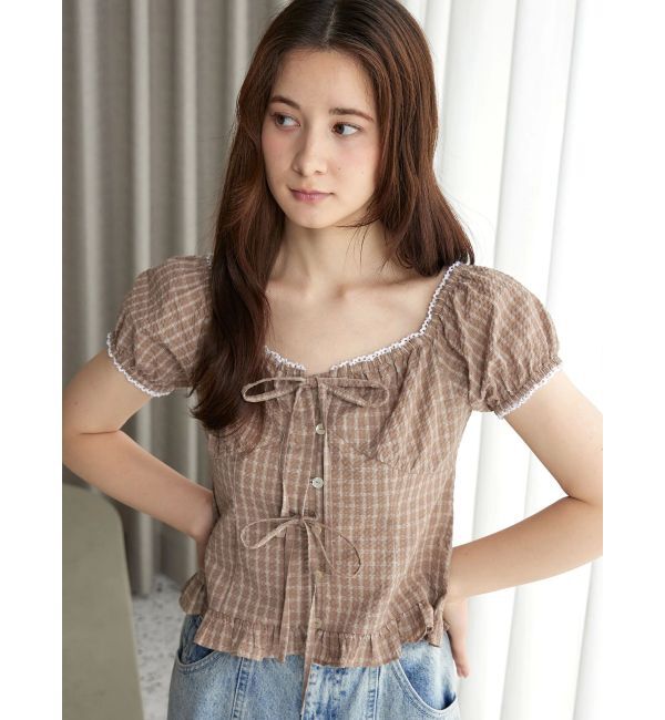 CALNAMUR「フリルカラーシャツ」|シャツ・ブラウス|