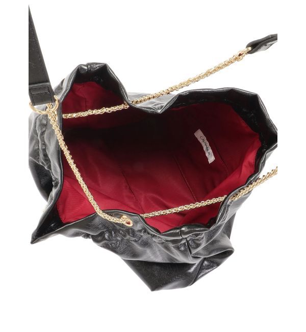 CALNAMUR「ショルダーチェーンドローストリングバッグ」|その他|