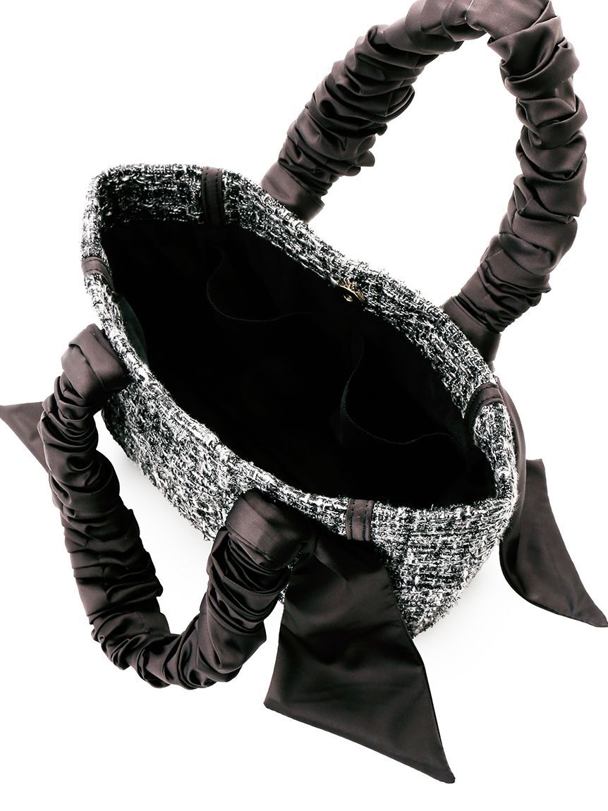 SNIDEL HOME「ツイードリボンバッグ」|ハンドバッグ|