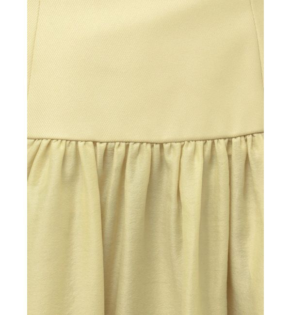 ELENDEEK「SHEER BLOCK FLARED SK」|スカート|