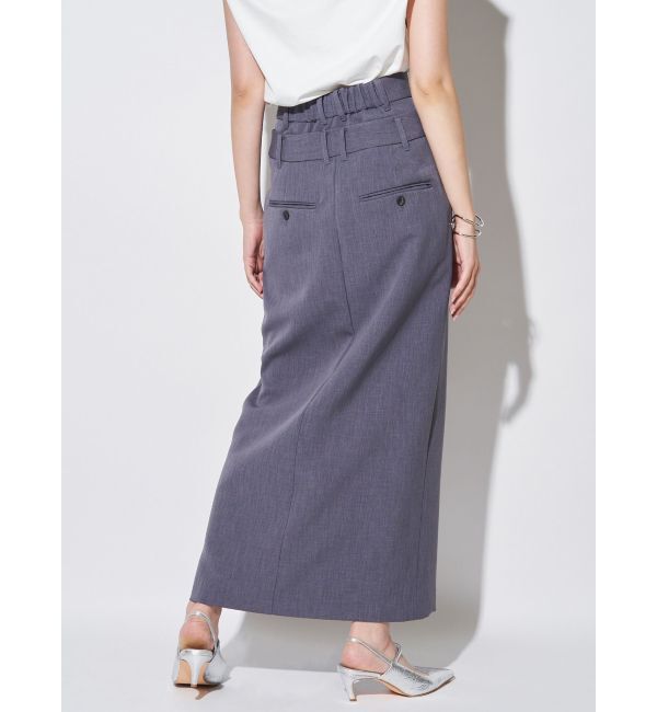 ELENDEEK「DOUBLE BELT SK」|スカート|