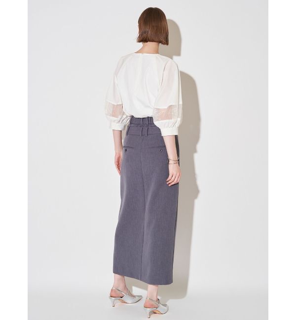 ELENDEEK「DOUBLE BELT SK」|スカート|