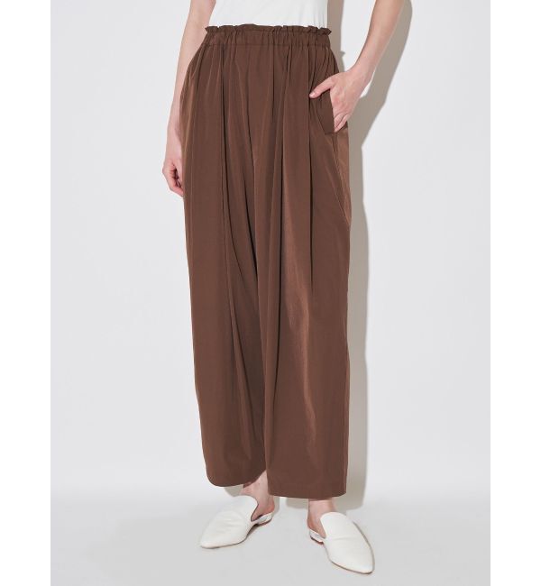 ELENDEEK「EASY TUCK COCOON PT」|その他|ブラウン