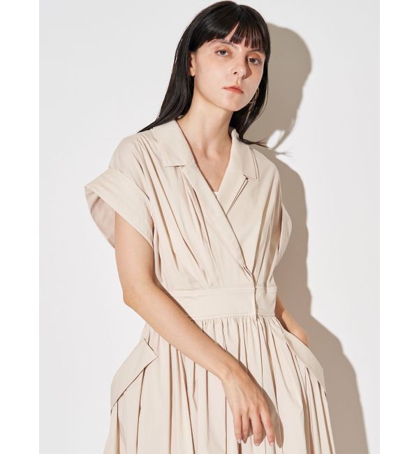 ELENDEEK「W COLLAR SHIRT OP」|ワンピース|