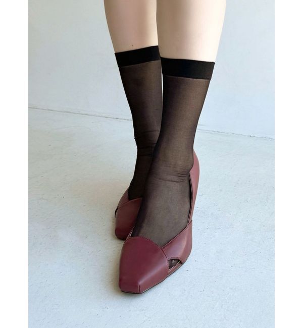 RESEXXY「スリットトゥピンヒールパンプス」|パンプス|レッド