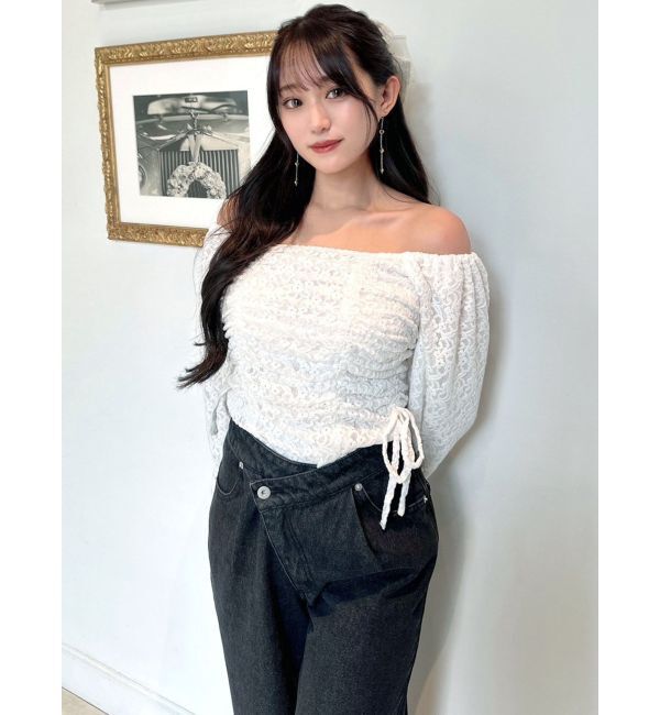 RESEXXY「ギャザーポイントブラウス」|シャツ・ブラウス|