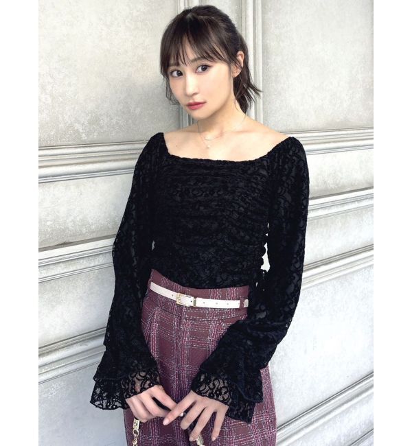 RESEXXY「ギャザーポイントブラウス」|シャツ・ブラウス|