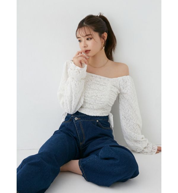 RESEXXY「ギャザーポイントブラウス」|シャツ・ブラウス|