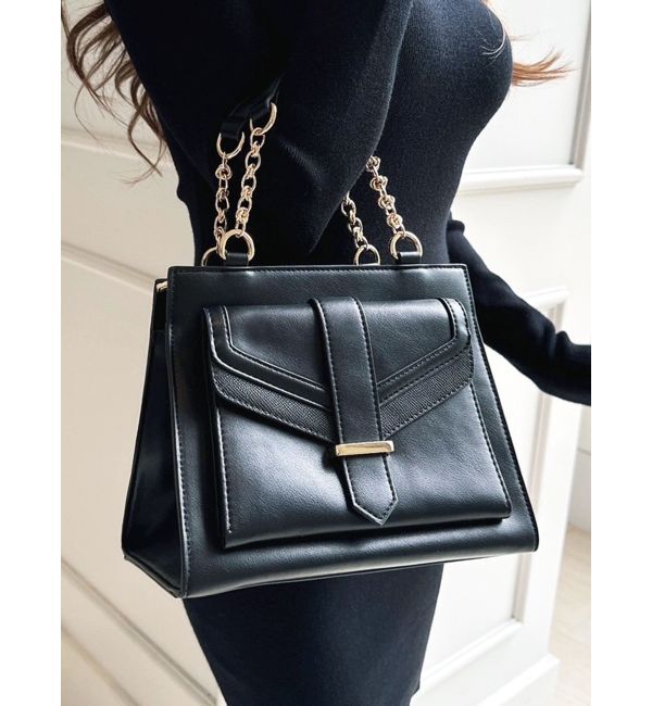 RESEXXY「フラップポイントスクエアハンドバッグ」|ハンドバッグ|