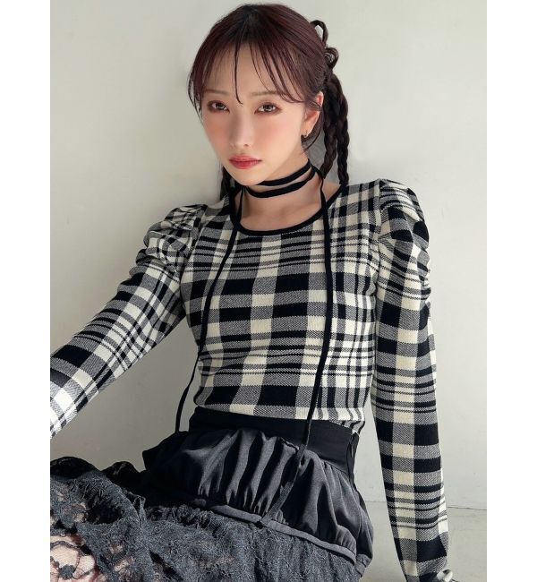 RESEXXY「チョーカーデザインニットトップス」|ニット・セーター|