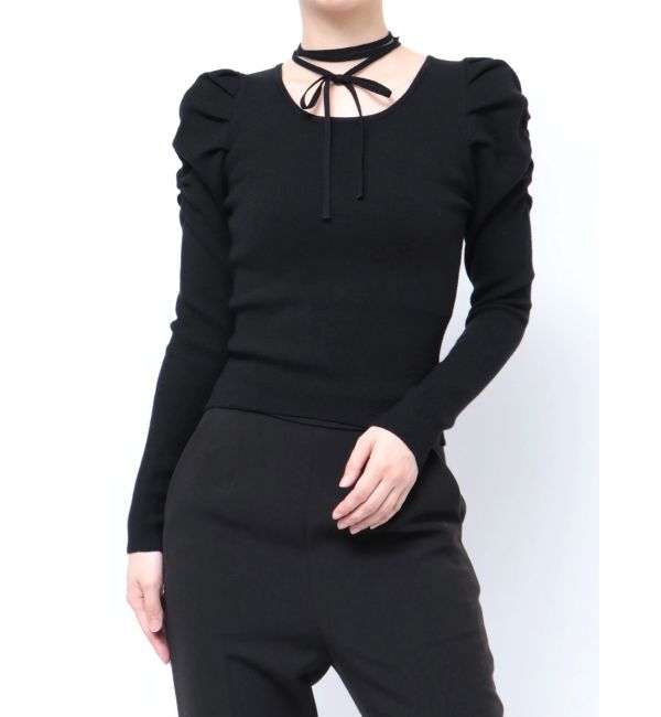 RESEXXY「チョーカーデザインニットトップス」|ニット・セーター|