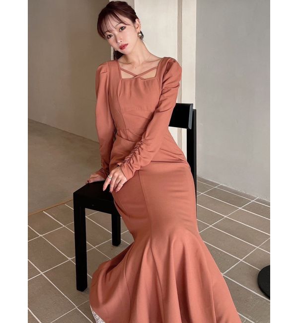 RESEXXY「バックオープンマーメイドワンピース」|ワンピース|