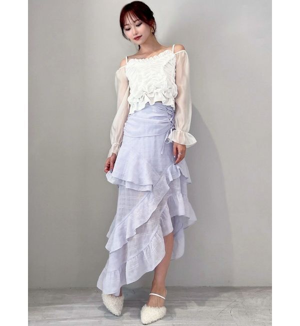 RESEXXY「アシンメトリーイレヘムスカート」|スカート|