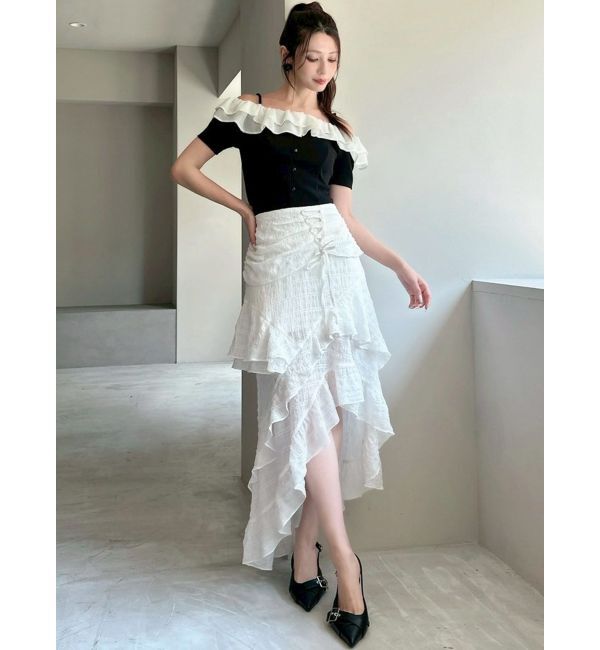 RESEXXY「アシンメトリーイレヘムスカート」|スカート|