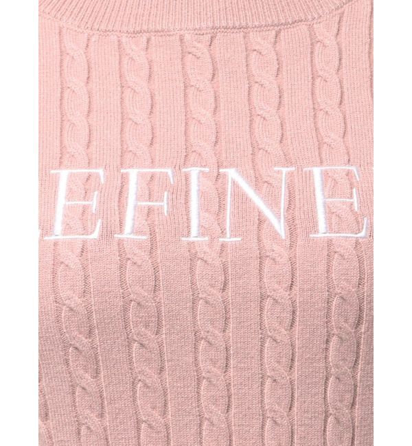 RESEXXY「ケーブルクロップドニットトップス」|ニット・セーター|