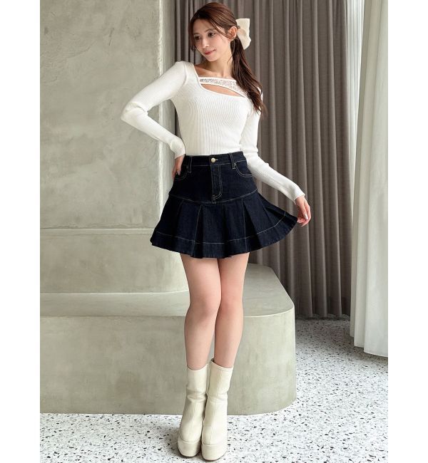 RESEXXY「バックリボン厚底ブーツ」|ショートブーツ|