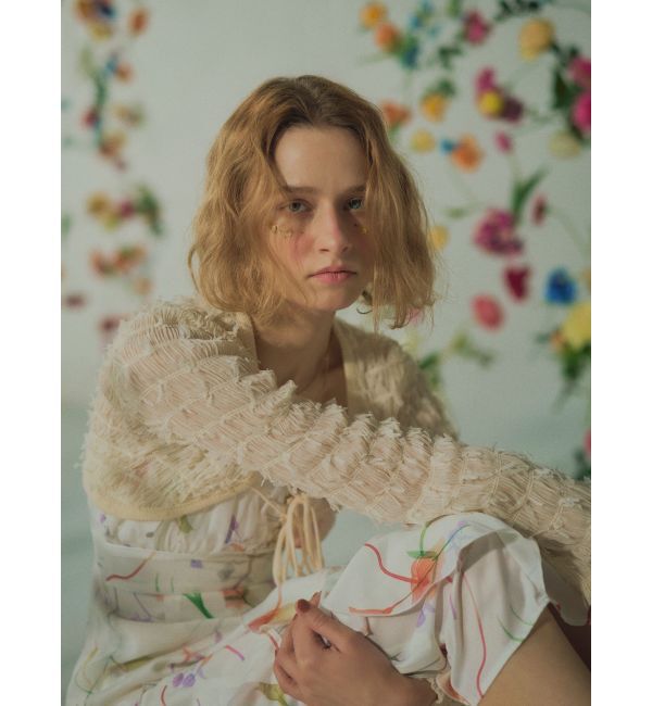 RESEXXY「【memorif.】フラワーラッフルアンサンブルキャミワンピース」|ワンピース|