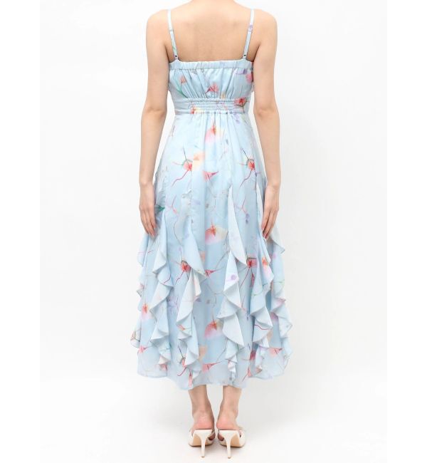 RESEXXY「【memorif.】フラワーラッフルアンサンブルキャミワンピース」|ワンピース|