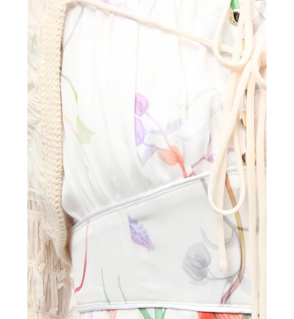 RESEXXY「【memorif.】フラワーラッフルアンサンブルキャミワンピース」|ワンピース|