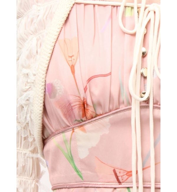 RESEXXY「【memorif.】フラワーラッフルアンサンブルキャミワンピース」|ワンピース|