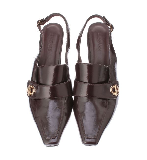 RESEXXY「ポインテッドトゥローファーミュール」|パンプス|