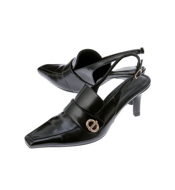 RESEXXY「ポインテッドトゥローファーミュール」|パンプス|