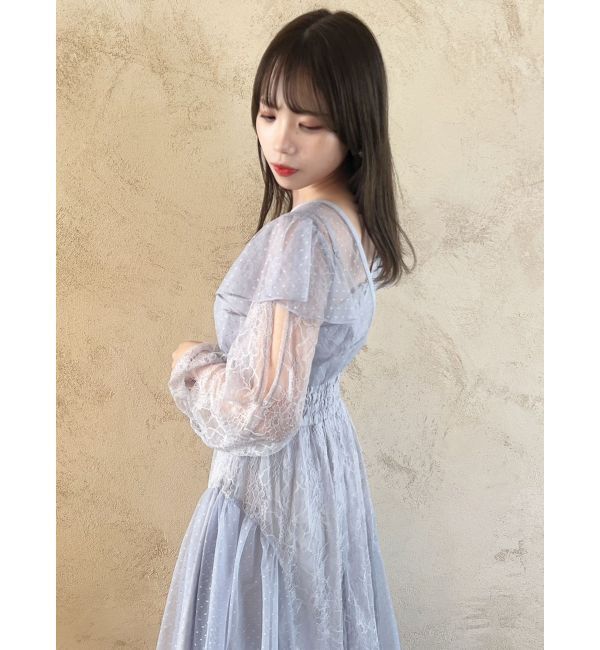 dazzlin「MIXレースドレス」|ドレス|