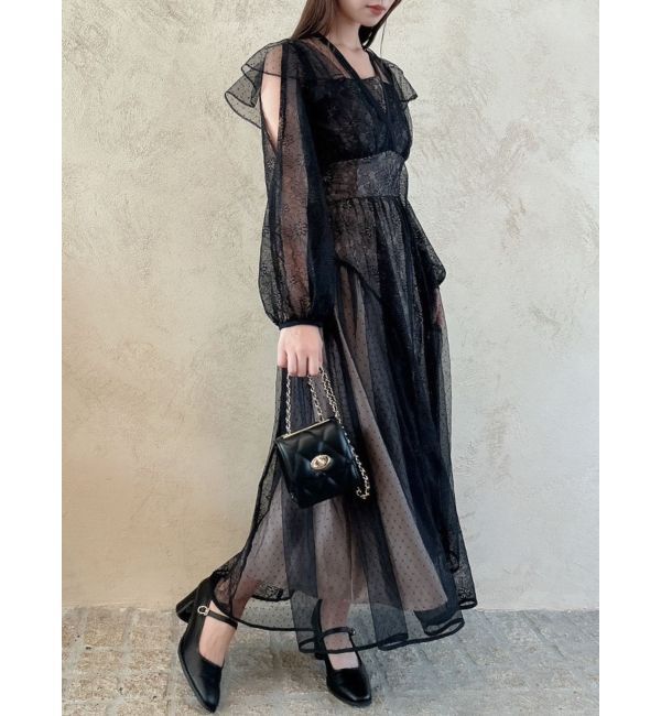 dazzlin「MIXレースドレス」|ドレス|