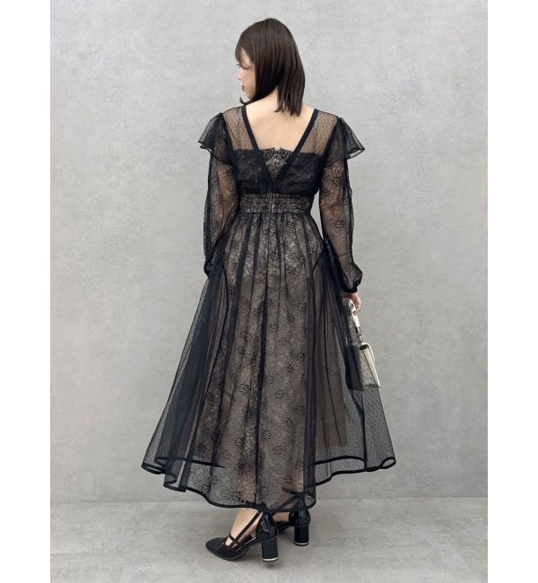 dazzlin「MIXレースドレス」|ドレス|