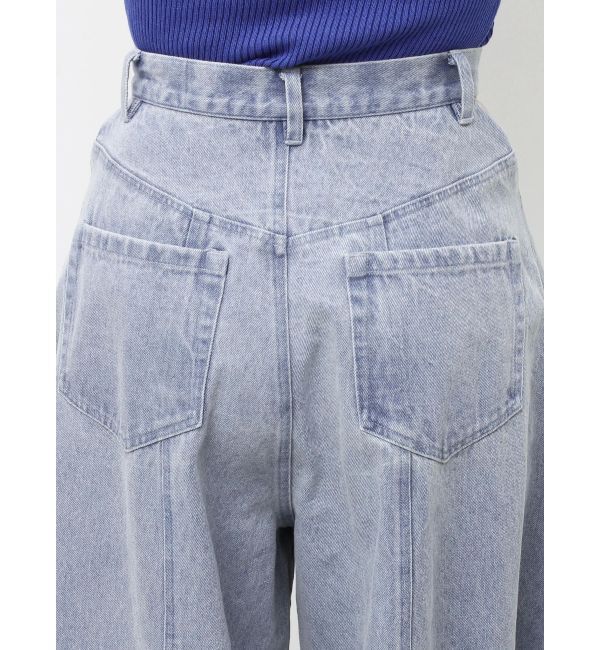 dazzlin「カーブタックデニムパンツ」|デニム|