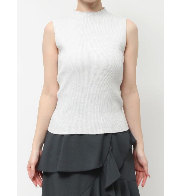 dazzlin「コンパクトノースリラメニットトップス」|ニット・セーター|