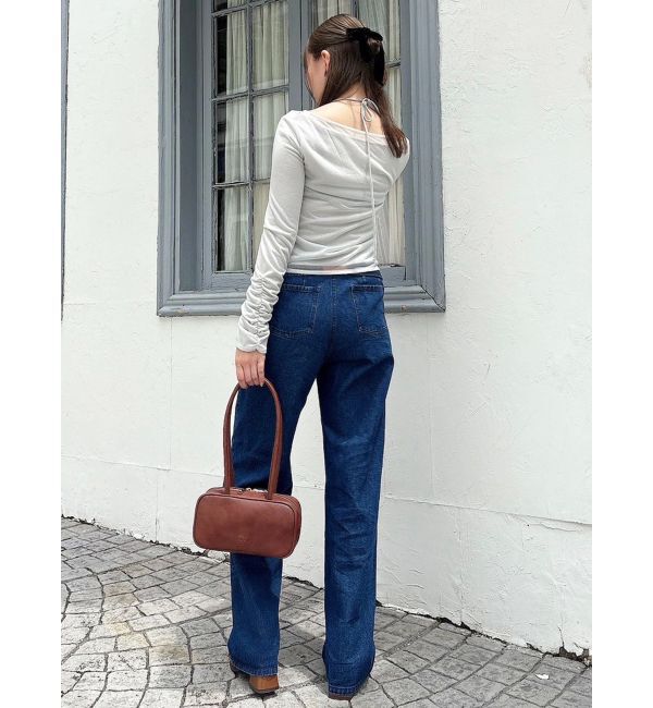 dazzlin「リボンネームデニムパンツ」|デニム|