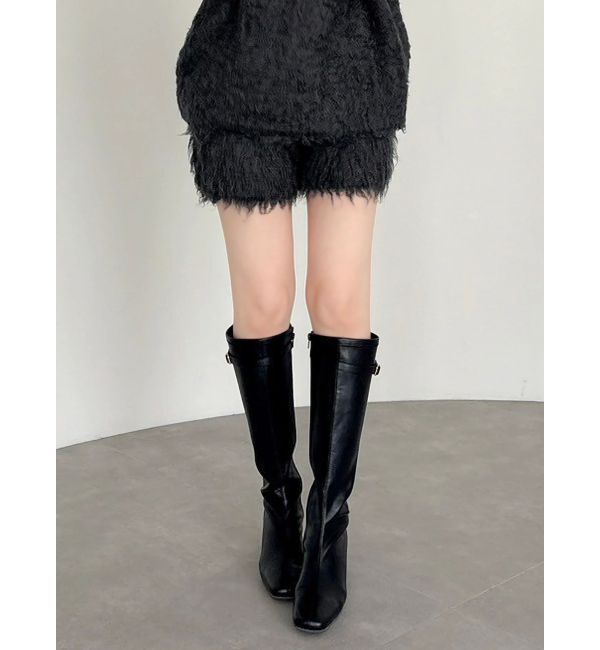 dazzlin「カールニットショートパンツ」|その他|チャコールグレー