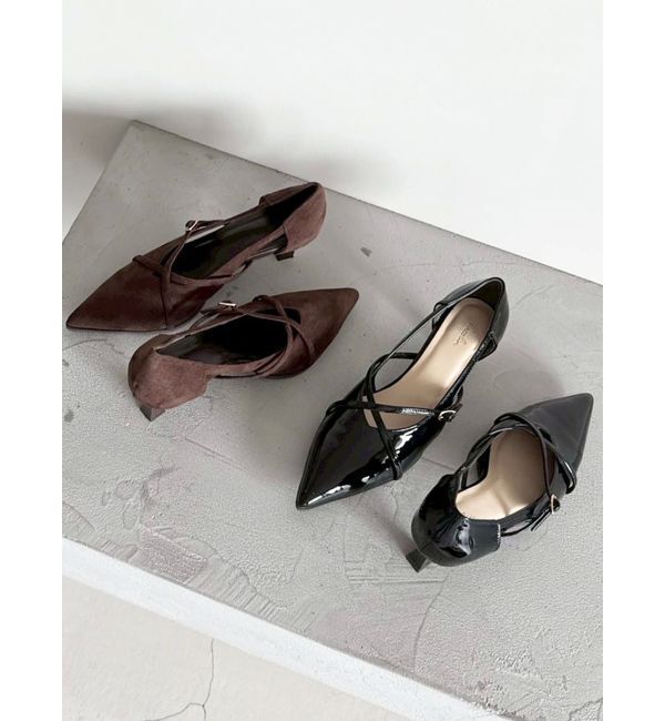 dazzlin「クロスベルトパンプス」|パンプス|