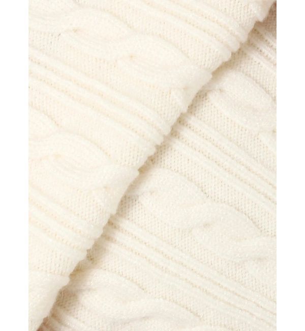 dazzlin「ミニケーブルスクエアニットトップス」|ニット・セーター|