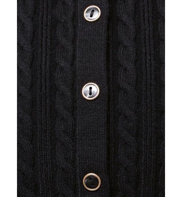 dazzlin「ミニケーブルスクエアニットトップス」|ニット・セーター|