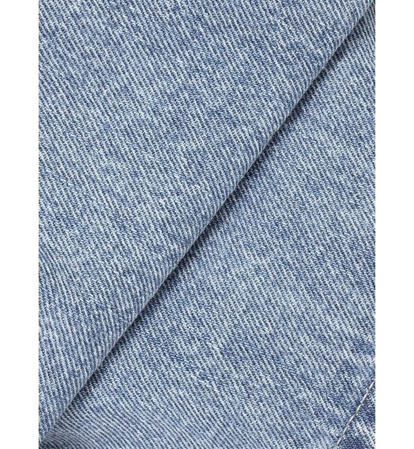 dazzlin「パールハイウエストデニムスカパン」|デニム|