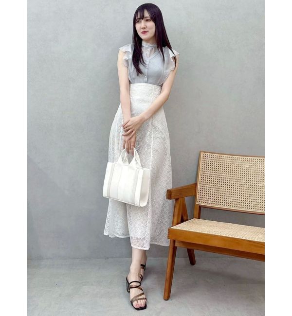 MERCURYDUO「レースフレアコルセットスカート」|スカート|