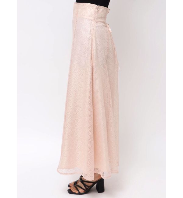 MERCURYDUO「レースフレアコルセットスカート」|スカート|