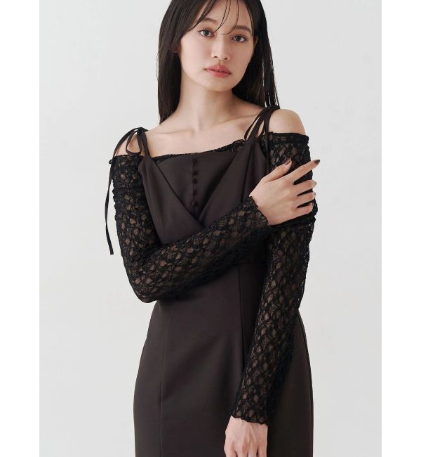 MERCURYDUO「レースパネル切替ワンピース」|ワンピース|