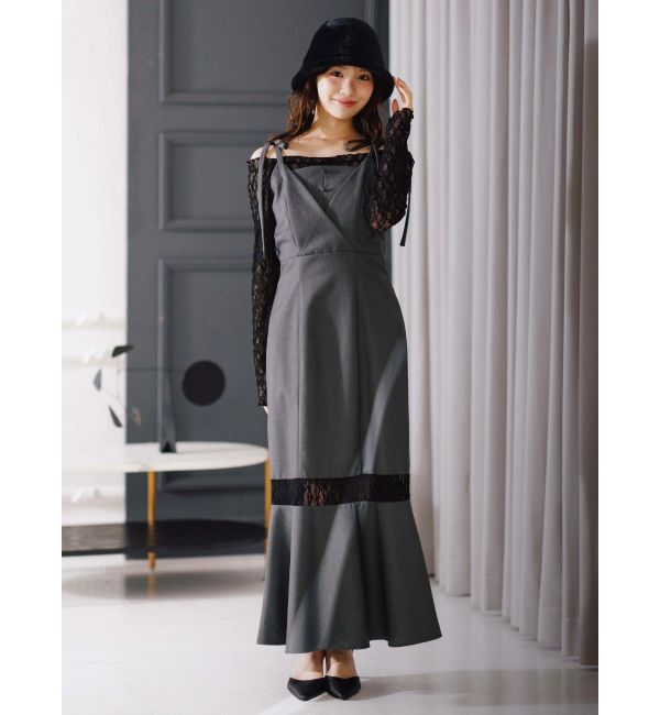 MERCURYDUO「レースパネル切替ワンピース」|ワンピース|