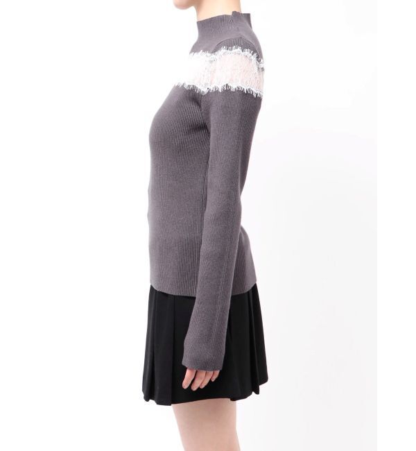 MERCURYDUO「レースカッティングニット」|ニット・セーター|