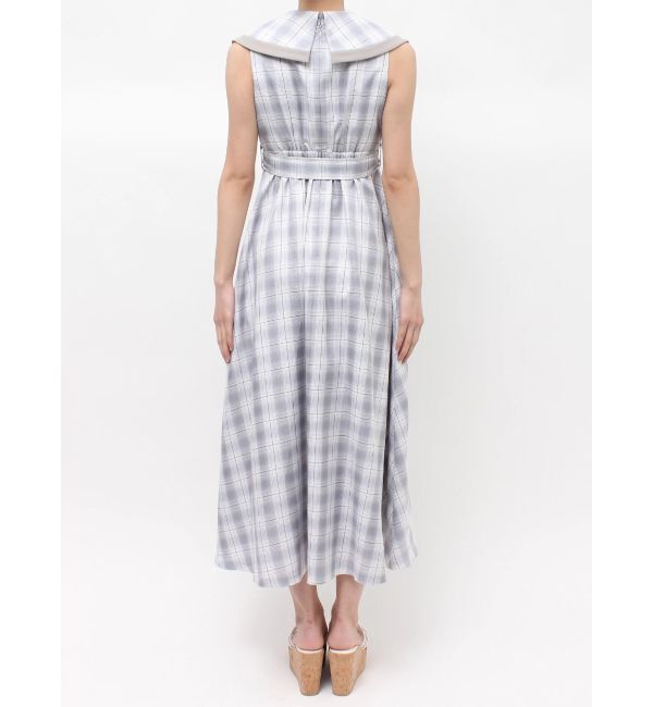 MERCURYDUO「バイカラートレンチフレアワンピース」|ワンピース|