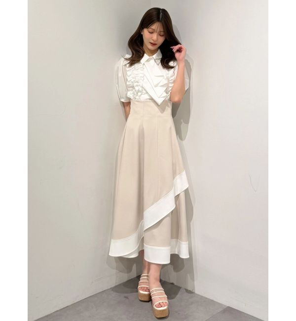 MERCURYDUO「ギャザーフリルシャツ」|シャツ・ブラウス|