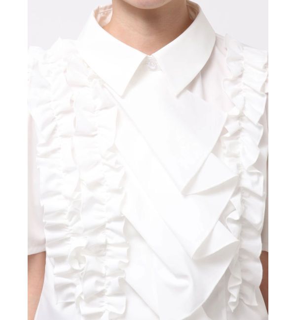 MERCURYDUO「ギャザーフリルシャツ」|シャツ・ブラウス|