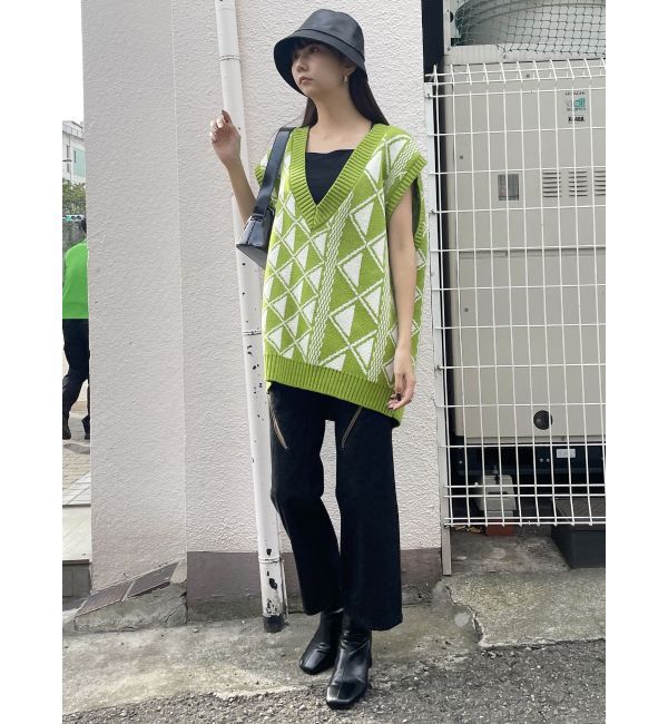 MURUA「デザインジップカットデニム」|デニム|