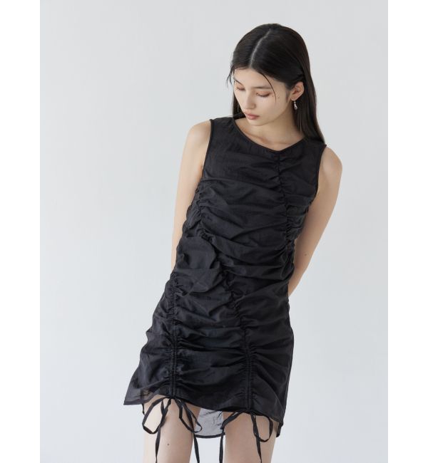 MURUA「シャーリングミニワンピース」|ワンピース|