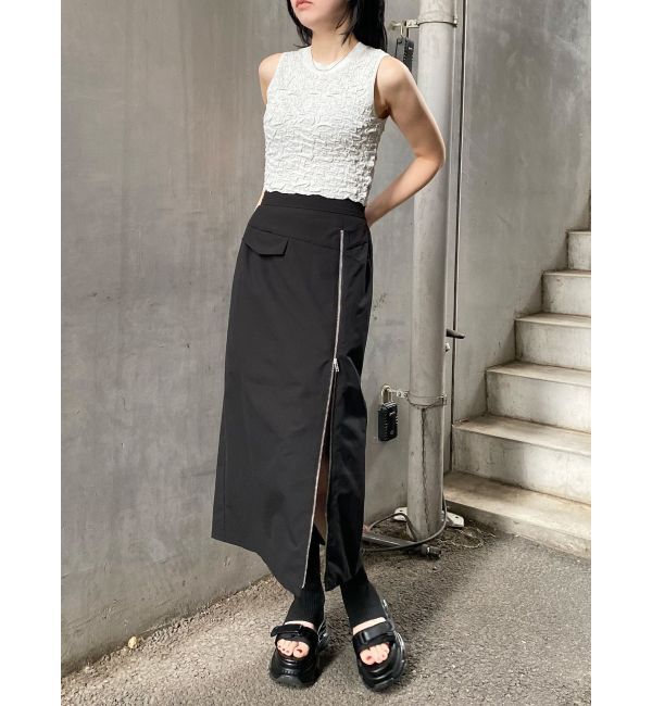 MURUA「ダブルウエストZIPスカート」|スカート|