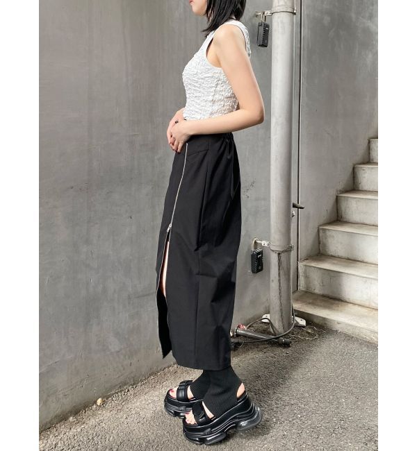 MURUA「ダブルウエストZIPスカート」|スカート|