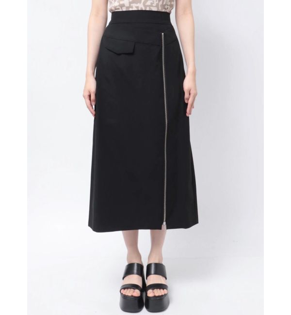 MURUA「ダブルウエストZIPスカート」|スカート|